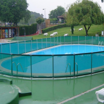 Valla para piscina Flash verde