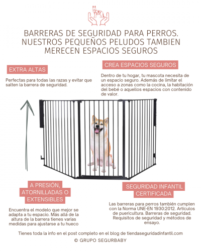 La solución perfecta si quieres proteger a su mascota incluso teniendo un bebé en casa